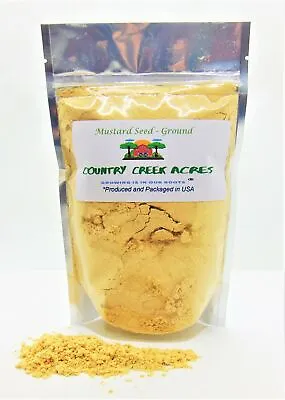 3 Oz Ground Mustard Seed Powder- A Versatile Ingredient - Country Creek LLC • $6.49