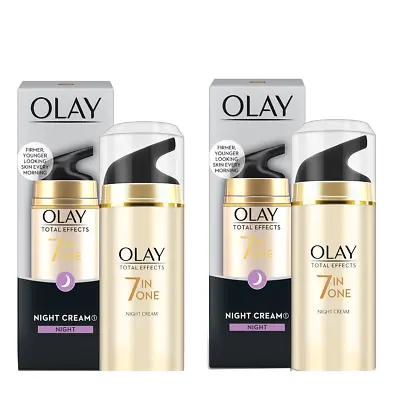 Olay Total Effects 7 In One Night Cream SEALED 1.7oz/50g [Pack Of 2]-BRAND NEW • $29.93
