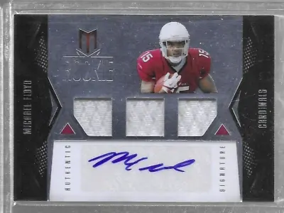 MICHAEL FLOYD 2012 Panini Momentum RC Auto Jersey /399 • $4.99