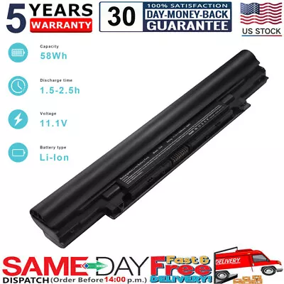 Battery/Charger For Dell Latitude 13  3340 E3340 3350 YFDF9 5MTD8 JR6XC 451-BBJB • $23.99