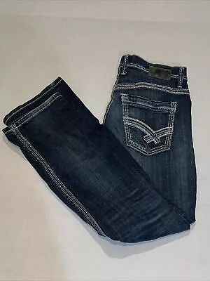 Men's BKE Denim Jeans Carter Boot Leg Distressed Tag Size 32R Measure 32x32 • $39