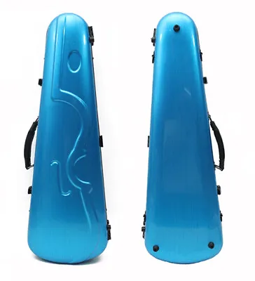 4/4 Violin Case Carbon Fiber Box For Violin Light Weight Protect Carry Blue • $59