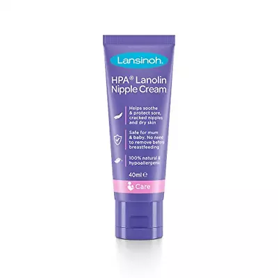 Lansinoh HPA Lanolin Nipple Cream 40ml For Breastfeeding New Mums • £12.12