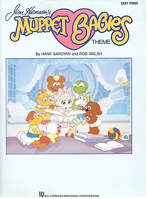 Jim Hensons Muppet Babies Theme Easy Piano Sheet Music-rare-1986-new On Sale!! • $48.71