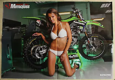 Transworld Motocross Magazine POSTER 14 X20  Pull-Out Dirt Bike Kawasaki KX 450 • $20