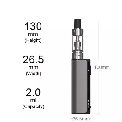 Official Aspire K-Lite Variable Voltage Compact Slim Vape Starter Kit / MTL • £21.79