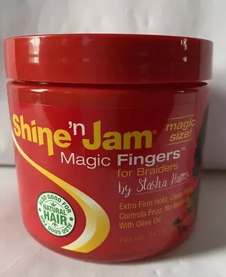 Ampro Shine'N Jam Magic Fingers For Braiders Extra Firm Holds 16 Oz (1 Lb) NEW • $15.99