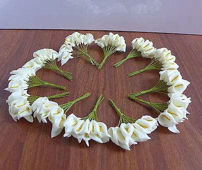 12 Sets Of 144 Pieces Miniature Calla Lily Artificial Flower Wedding Gift Box • $10.99