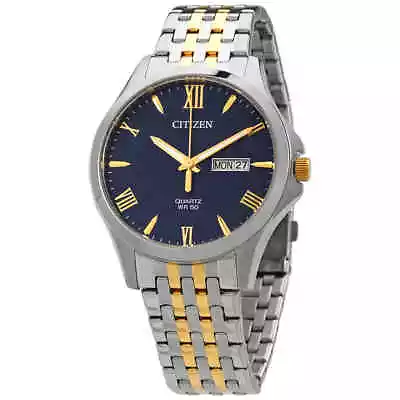 Citizen Quartz Blue Dial Two-tone Men's Watch BF2024-50L • $97.90