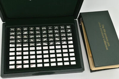 £230 • Buy Set Of John Pinches Limited The 100 Greatest Cars Silver Miniature Collection