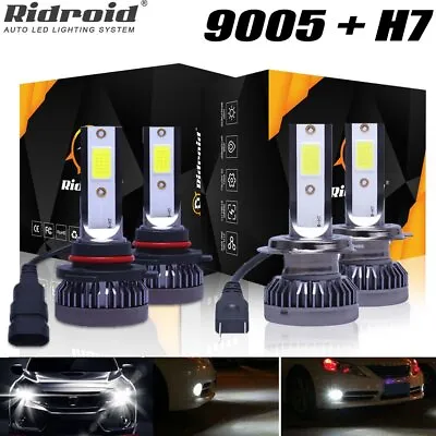 For Mazda 3 2004 2005 2006 2007 2008 2009 Combo 9005 H7 LED Headlight Bulb Hi/Lo • $15.97