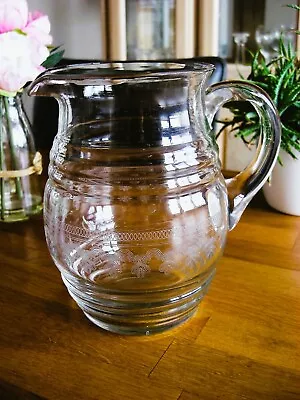 A Wonderfull Vintage Lady Hamilton Pall Mall Glass Water Jug  • £38