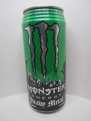 Monster Energy Heavy Metal BFC 32oz Can Empty. Holes Drilled On The Bottom. • $65