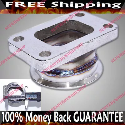 $28 • Buy Steel Adaptor For T3-4Bolt To 2.5 ID V-Band Flange  