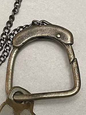 VTG Signed Swank Sterling Pocket Watch Fob/ Billfold Chain • $35