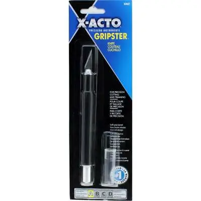 X-Acto X3627 Black Gripster Knife - Safety Cap - Type A • $9.44