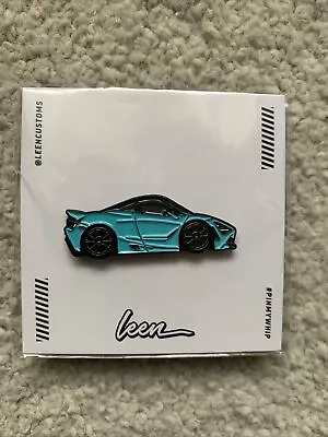 Leen Customs Mclaren 720s Curacao Blue Pin • $24.95