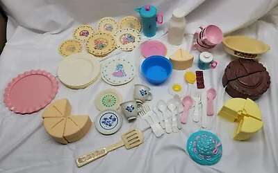 Large Lot Vintage Kids Play Dishes Fisher Price Disney Corning Ware Pyrex Food  • $18.39