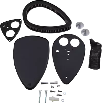$377.95 • Buy Smooth Big Air Kit Cleaner Filter Assembly Blk Washable Yamaha V Star 950 09-16