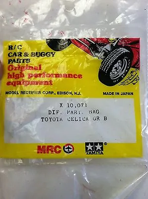 Vintage Tamiya Toyota Celica GR.B Diff Parts Bag X10071 RC Part • $15