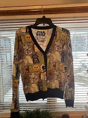 Star Wars Logo Cardigan Medium • $18