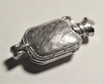 £8 • Buy Silver Vintage Charm Bracelet Charm  Hot Water Bottle Opens With Chamberpot !