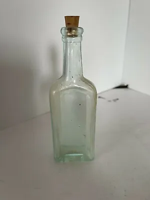 Vintage Early 1900s Dr S Pitchers Castoria Medicine Flask Glass Bottle With Cork • $8.49