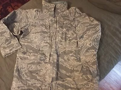 Military Parka All Purpose Environmental Camoflag GoreTex Coat Jacket Large Reg • $65