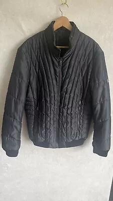 Versace Collection Men’s Bomber Jacket Size 56 Designer Quilted Zip Up • $350