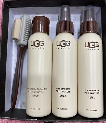 UGG Sheepskin Cleaning Kit Set 3 Shoe Care Items Clean & Freshen Leather Boots • $12