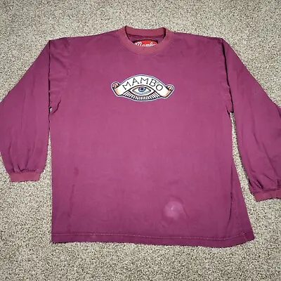 90's Mambo Surf Culture Revolution Long Sleeve T-shirt Size M • $32