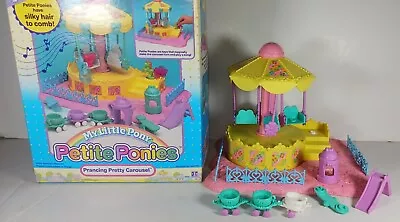 Vintage G1 My Little Pony Petite Prancing Pretty Carousel Playset Hasbro MLP  • $49.95