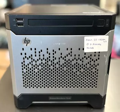 HP ProLiant MicroServer  G8 Gen 8 | Xeon E3 1220L V2 @2.30GHz 16GB 2x 3.5  Cads • $299.99