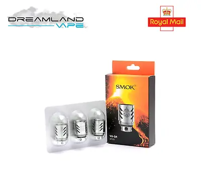 SMOK V8-Q4 Coil 0.15 Ohm Replacement Coil Head 3Pcs • £10.99