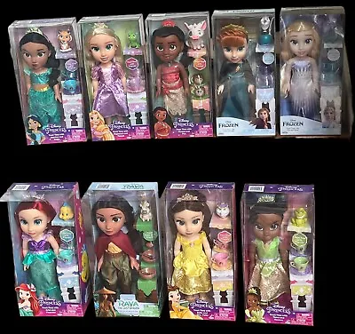 ULTIMATE SET Of ALL 9 Disney PRINCESS Treat & Tea Time 14” Dolls W/Pets NEW Rare • $349.99