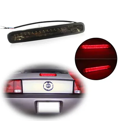 For 2005-2009 Ford Mustang As Red Third 3rd Brake Tail Lights LED Bar Smoked • $19.99