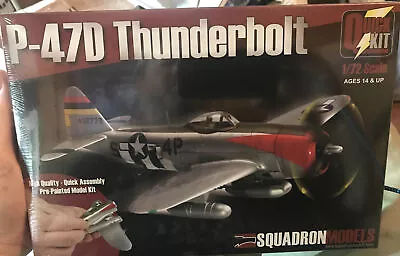 Squadron P-47D Thunderbolt Pre-Painted Quick Kit 1/72  7002 Beginner Friendly! • $12.99