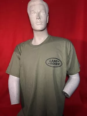 New Landrover  Land Rover T Shirt T-shirt Olive Green Military Green Size L • £12.95