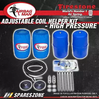 Airbag Man Air Bag Helper Kit High Pressure Rear For MITSUBISHI PAJERO NF NG • $439.95