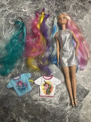 Barbie Fantasy Hair Doll With Mermaid & Unicorn Looks • $9.99