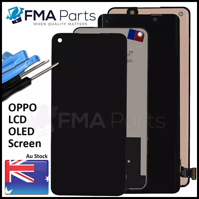 Oppo R17 A76 A9 A52 A53 AX7 LCD OLED Touch Screen Digitizer Assembly Replacement • $109.95