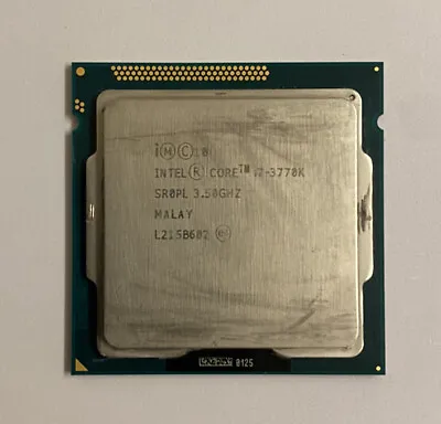£44 • Buy Intel® Core™ I7-3770K 3.5GHz Quad-Core 8M LGA 1155 SL0PL CPU Processor