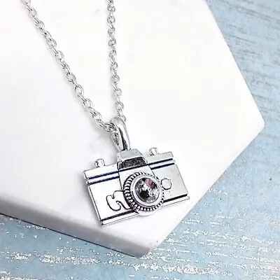 Camera Necklace Gift  Photograher Pendant Charm Jewellery • £5.99