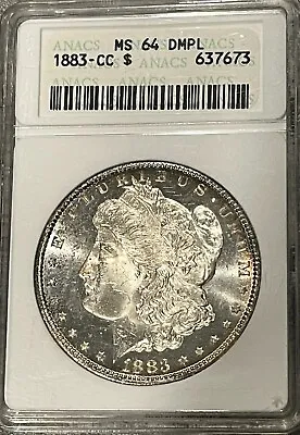 1883-CC Carson City Morgan Silver Dollar ANACS MS64 DMPL Nice Coin Free Ship • $675