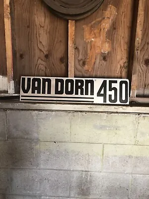 Van Dorn 450  Plastic Injection Molding Machine   Name Plate Aluminum Sign? • $99.99