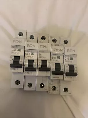 Eaton MEM MR30 Memshield 2 RCBO's - Type B / C -b6 B16 C10 C40 • £50