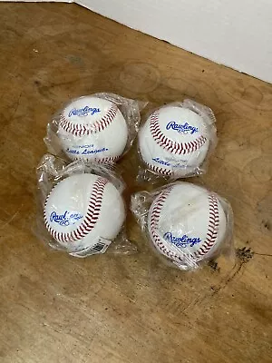 $20 • Buy 4 Rawlings Senior Little League Baseballs RSLL1 New In Package