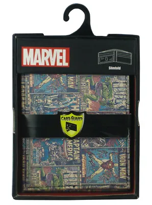 Marvel Comics Bifold Wallet RFID Signal Blocking Silver Age Cover Art New In Box • $24.95