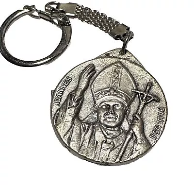 Vintage Rome Italy Vatican Pope Paul Catholic Church Religion Religious Keychain • $12.99