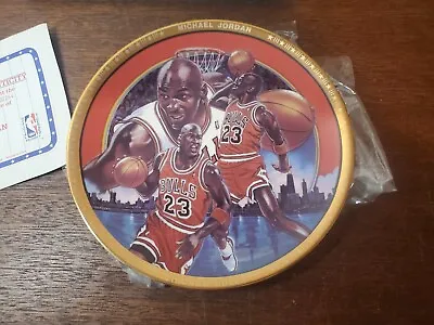 Sports Impressions Michael Jordan 8 1/2  Gold Limited Edition Plate 1992 RARE! • $69.96